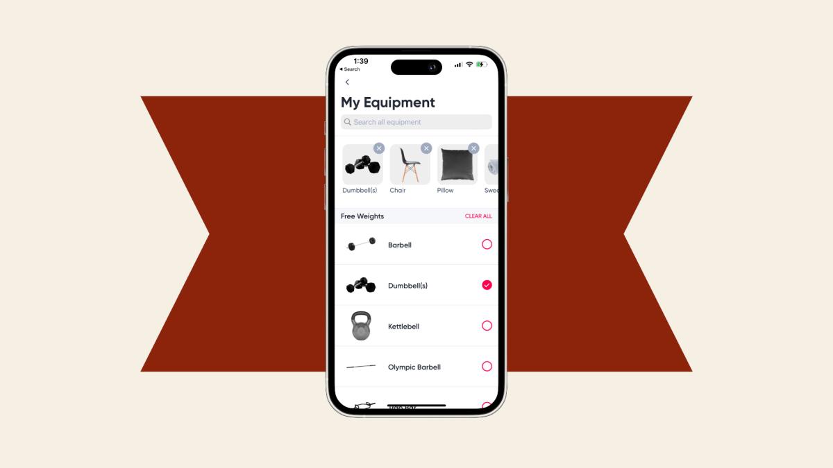 Sweat App Interface